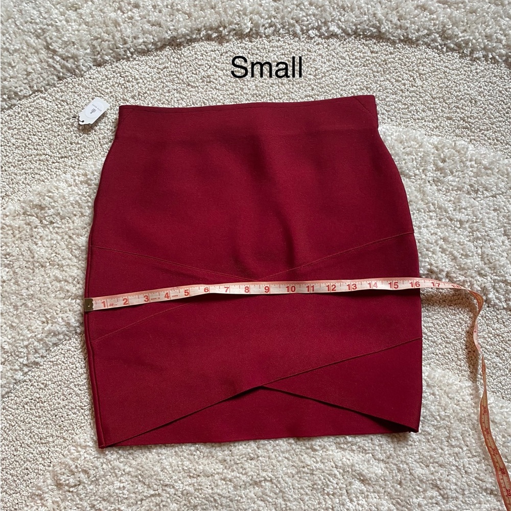 NWT Red Bodycon Miniskirt - Picture 8 of 15
